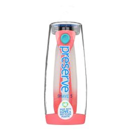 Preserve Shave 5 Razor System- 6 pack - assorted colors