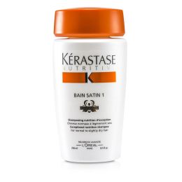 KERASTASE - Nutritive Bain Satin 1 Exceptional Nutrition Shampoo (For Normal to Slightly Dry Hair)   E1742100 250ml/8.5oz