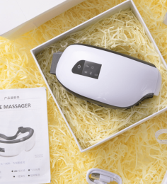 Bluetooth Music Eye Massager Air Pressure Hot Compress Dark Circles Eye Care (format: White luxury)