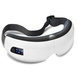 Bluetooth Music Eye Massager Air Pressure Hot Compress Dark Circles Eye Care (format: Pearl White)