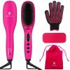 Hair Straightener Brush with Ionic Generator by MiroPure