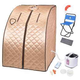Portable Sauna Champagne gold (Warehouse: LA01)