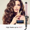 Curling Iron 1 1/4-inch Instant Heat with Extra-Smooth Tourmaline Ceramic Coating, 6 Temperature Settings and Dual Voltage, Glove Included