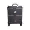 Rolling Makeup Case Black