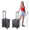 Rolling Makeup Case Black